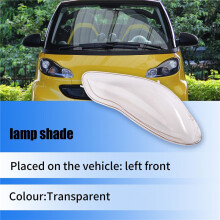 For - Fortwo W451 2009 - 2015 Car Headlight Shell Transparent Mask Lens Lampshade Left