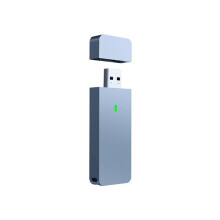 M.2 NVMe 2230 2242 SSD-Hölje USB-Adapter 10 Gbps USB3.2 Gen2 Externt Hölje för M2 2230 2242 NVMe SSD Silvergrå
