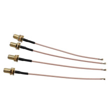 Pack van 4 RF U.FL(IPEX/IPX) PCI Naar RP-SMA Vrouwelijke Pigtail Antenne Wi-Fi Coaxiale RG-178 Kabel met Laag Verlies (4 Inch (10 Cm))
