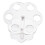 1Pcs 6 Trous Acrylique Support de Support de CôNe de CrèMe GlacéE Transparent 2