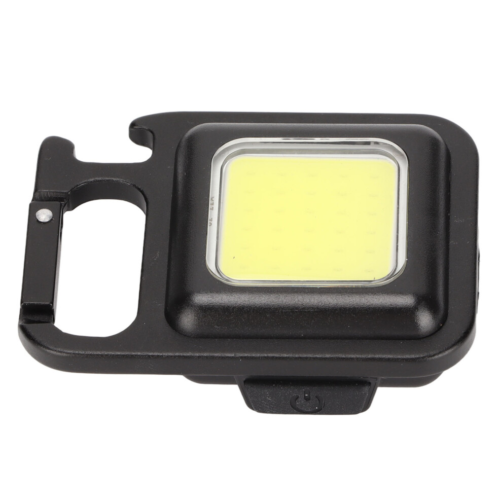Compact Cob Keychain Flashlight: 4 Modes & Built-In Bottle Opener 4901374516561