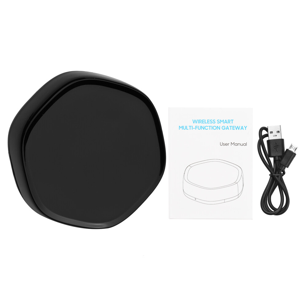 Smart Zigbee+Ble Mesh Wifi Ir Gateway - Compact, 90*86*26.5Mm, Black 7891374516555