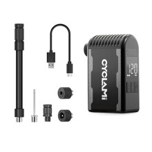 CYCLAMI A2S Electric Air Pump 120PSI Portable Bicycle Cordless Air Inflator Presta Schrader Valve Outdoor Road Bike