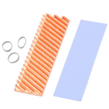 M.2 SSD NVMe Dissipatore di Calore M2 2280 Disco Rigido un Stato Dissipatore di Calore Guarnizione nel Rame con Pad nel Silicone Termico