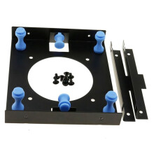 Metalen Zwarte Schokbestendige 3,5-Inch Harde Schijf Naar 5,25-Inch Dvd-Rom-Bay Montageadapter