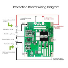 4S 12A 14,6V BMS Lifepo4 Lithiumbatterie-Schutzplatine Enhance/Balance-Lademodul für Elektrowerkzeugplatine
