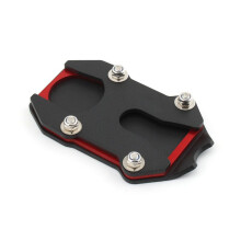 Motoraccessoires Zijstijl Vergrote Zadelstandaard Voet Zijstandaard Verlengstuk voor CT125 Zwart & Rood