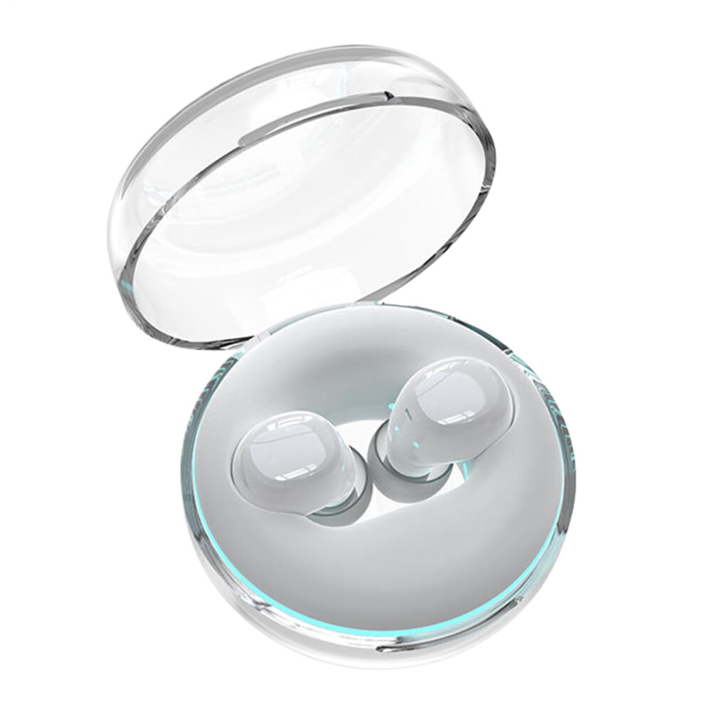 Noise Cancelling Earbuds Wireless Workout Headphones For Running Cycling Commuting Studying Office Sleeping White 9347817257502