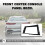Front Center Consol Panel Bezel Cup Hållare Dekorativ Panel Bezel 51166956756 för  X5 X6 E70 E71 4