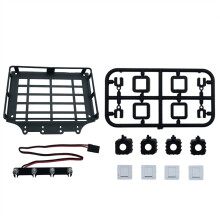 RC Car Tuning Upgrade Parts Metal Bagage Rack Light Kit för H12Y 1/12 Series RC Car DIY Reparation Modifiera Tillbehör B