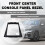 Front Center Consol Panel Bezel Cup Hållare Dekorativ Panel Bezel 51166956756 för  X5 X6 E70 E71 2
