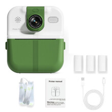 Appareil Photo pour Enfants, Impression Instantanée, 1080P HD, Appareil Photo Numérique pour Enfants, Cadeaux pour Garçons et Filles, Jouets,