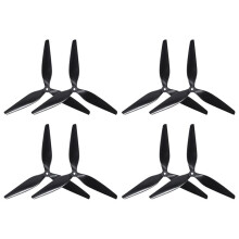 4 Paar Propellerbladen voor HQProp MacroQuad 7x4.5x3 7045 Multifunctionele, Comfortabele 3-Bladige Nylon Propellers