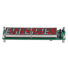 PLJ-8LED-R Digital Cymometer Meter Tester 0,1MHZ-2,4GHz Digital RF Frequency Meter LED Display 8-Bitars Display