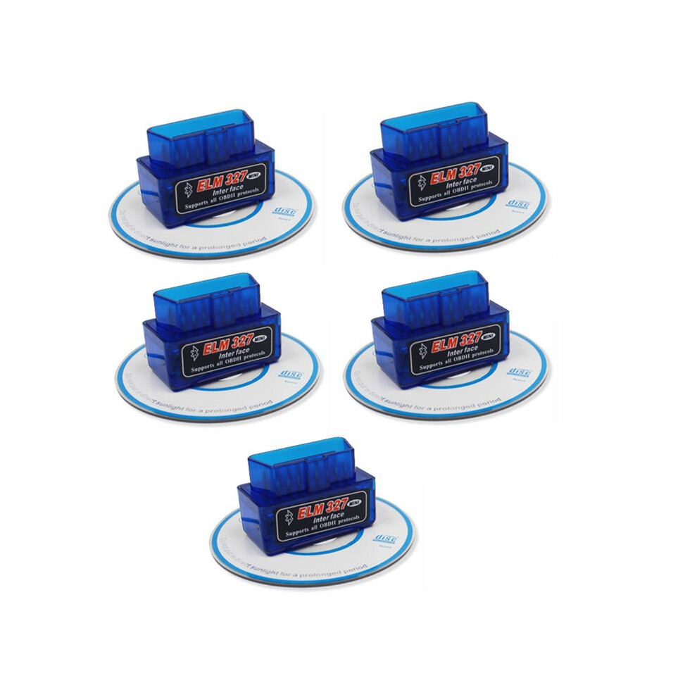 5Set Elm327 V2.1 Obd2 Car Diagnostic Scanner Odb2 Scan Code Reader Odb2 Diagnostic Tool 4762529521256