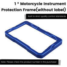 Motorfiets Aangepast Instrumentenbeschermingsframe voor 368G Display Decoratieve Shell Scherm Beschermhoes Blauw