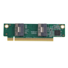 SFF-8654-zu-PCIe-X16-Konverter Unterstützt SFF-8654-zu-PCIe-Schnittstellen-Konvertierungskartenadapter für 1U-Server