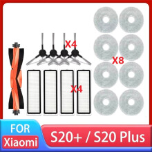 Per Robot Vacuum S20+ / S20 / B108GL Ricambi e Accessori Spazzola Principale Spazzola Laterale Filtro Hepa Panno per Mocio