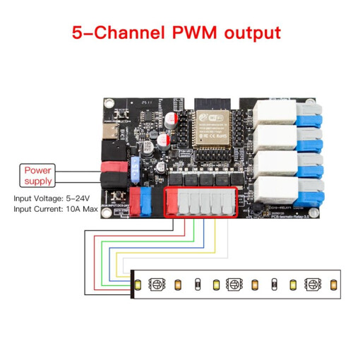 Placa de Desarrollo WiFi ESP32 DIY para Tasmato/WLED/IOT con Micrófono 2