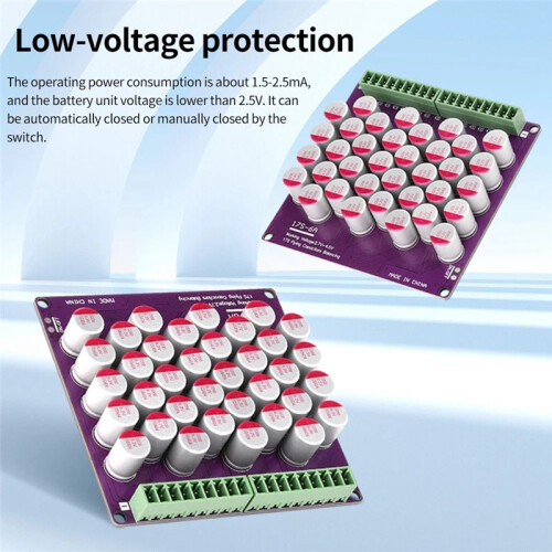 17S 6A Lithium Battery Management System High Precision Low Voltage Differential Capacitor Active Equalization Module 1