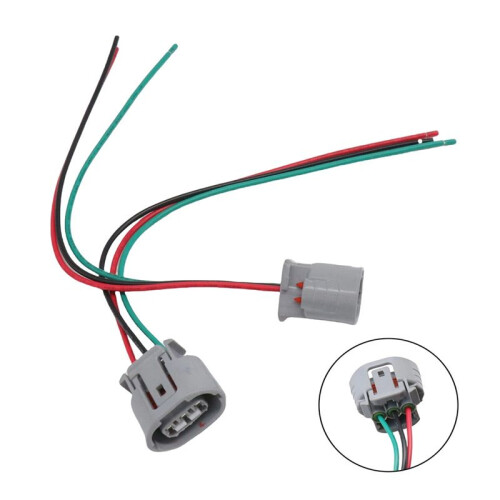 Alternator Harness Connector Pigtail Plug Socket 3-Port 3-Wire for   90980-11349 1