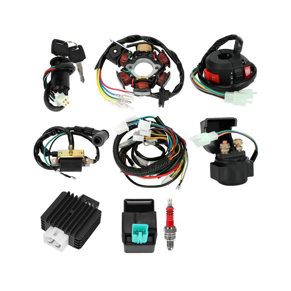 Complete Wiring Harness Kit For Tao Tao Coolster 125Cc 110Cc Chinese Atv Quad 4 Wheeler 4 Stroke Parts 6033274676354