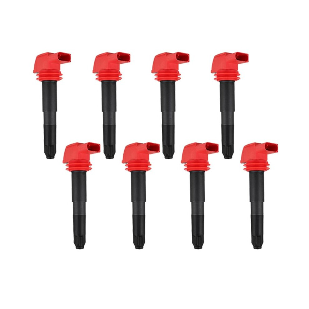 8Pcs Ignition Coils Uf660 High Voltage Pack For Cayenne 08-14 94860210406 94860210414 Light