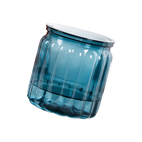 Low Maintenance Hydroponic Planter Tabletop-transparent blue