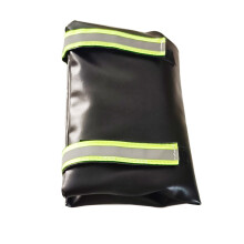 2Pcs Durable Leather Faucet Covers for Winter Protect-Black
