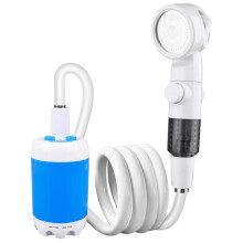 Portable Outdoor Camp Shower Pump - Rechargeable Electric Shower Pump for Camping, Hiking, Travel, Lightweight Design