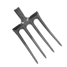 Heavy Duty Garden Fork  Carbon Steel 4 Tine Digging Fork for Hard Soil with 34mm Handle