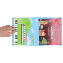 Toddler Musical Piano Toy Book with Recording & Light Keys for Kids 3 Years+