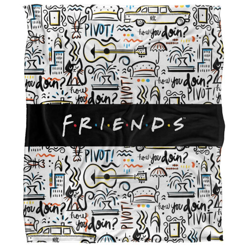 Friends Friends Logo Blanket