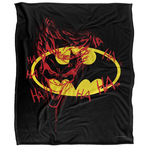 Batman Batman Graffiti The Joker Blanket 1