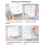 2 piezas de tablero perforado de plástico blanco para pared, ajustable 7