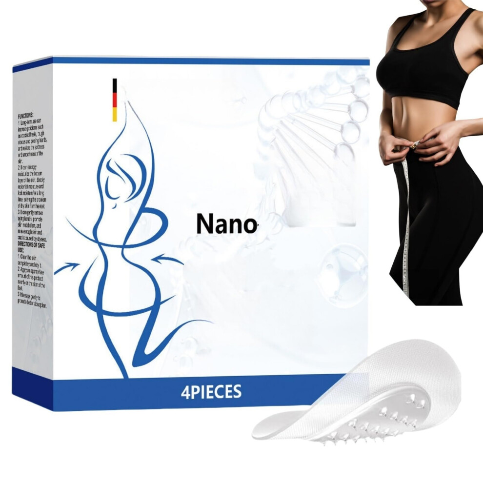 4 Pcs Nano Microneedle Weight Loss Patch for Fast Slimming, Body Shaping, Skin Firming