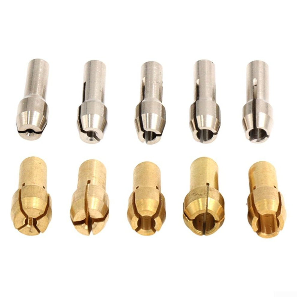 Mini Drill Chucks 10 Pack For Drills Grinders And Rotary Tools With Four Two Millimeter Shanks 9426802730128