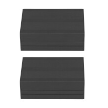 Aufputz-Aluminium-Elektronikgehäuse 35x76x100mm Schwarz