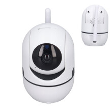 Baby Monitor 1080P WiFi Pan Tilt Camera 360 Night Vision White
