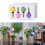 4Pcs Plant Watering Globes, Automatic Plant Waterer Spikes 2