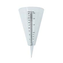Decorative Garden Rain Gauge Stylish Cone-shaped Rainfall