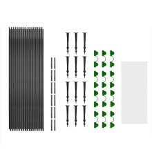 Greenhouse Hoops for DIY Grow Tunnel Rust-Free Fiber-set 1