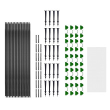 Garden Tunnel Hoops Reusable Greenhouse Row Cover Clips-type 2