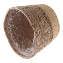 Straw Weaving Flower Plant Basket Grass Planter Indoor-Large