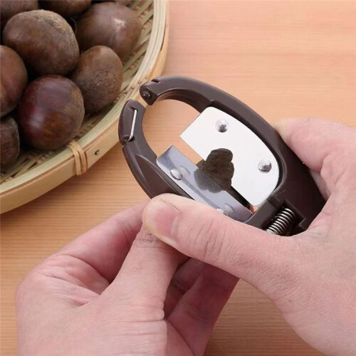 Hand Chestnut Peeler Save Labors Practical Easy and Smooth Peeling Chestnut Shell Opener Kitchen Accessory B 2