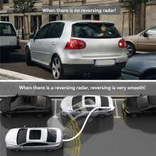 8 Parksensoren Parktronic Auto KFZ Rückfahrradar Elektronik Heckscheibenwarnanlage Rückfahrassistent Summer D