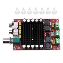 Płytka Wzmacniacza Cyfrowego TDA7498 Klasy D 2X100W, Dwukanałowy Moduł Wzmacniacza Cyfrowego Stereo XH-M510