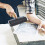Ergonomic Black Rubber Roller for Printing with Wood Handle - 15cm 7