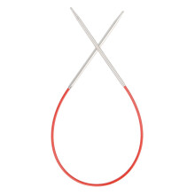 Knit RED Circular Needle 23cm 3.00mm  1pc 0.63 x 7.62 x 23.24 cm Red