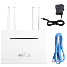Enrutador WiFi 4G de 300 Mbps para el Hogar, Inalámbrico, con 4 Antenas Externas y Tarjeta SIM 4G, Enchufe Estadounidense.